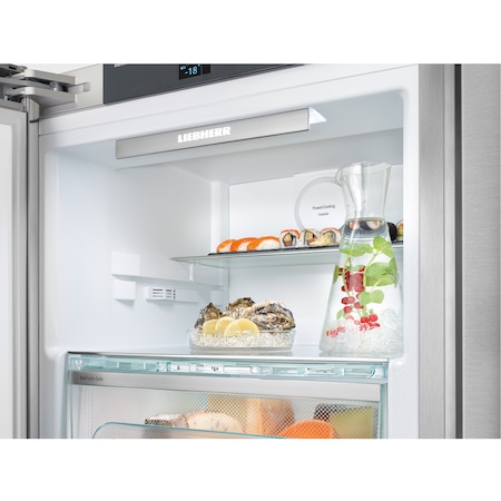 Side by Side Liebherr SBSes 8473, 688 l, Clasa A+++, No Frost, VarioSpace, H 185 cm, Inox