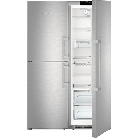 Side by Side Liebherr SBSes 8473, 688 l, Clasa A+++, No Frost, VarioSpace, H 185 cm, Inox