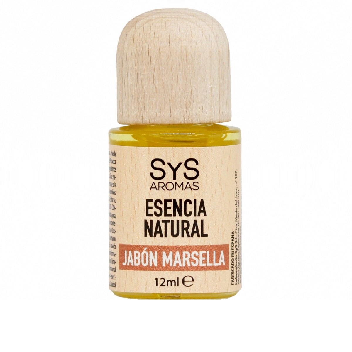Esenta naturala (ulei) difuzor aromaterapie Sapun de Marsilia, SyS Aromas 12 ml