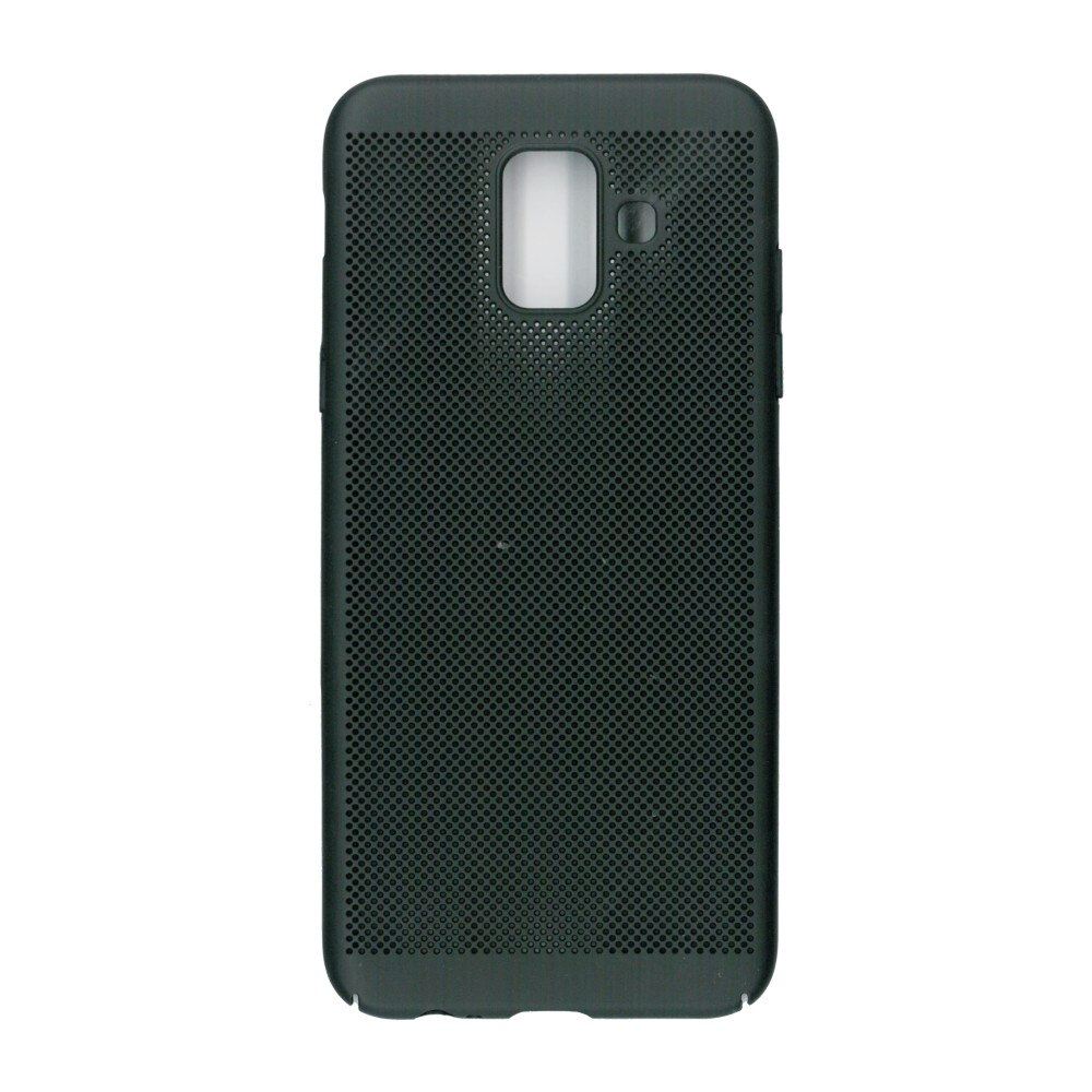 Husa de protectie spate, EuroCell Air, cu perforatii pentru Samsung Galaxy A6 2018, negru