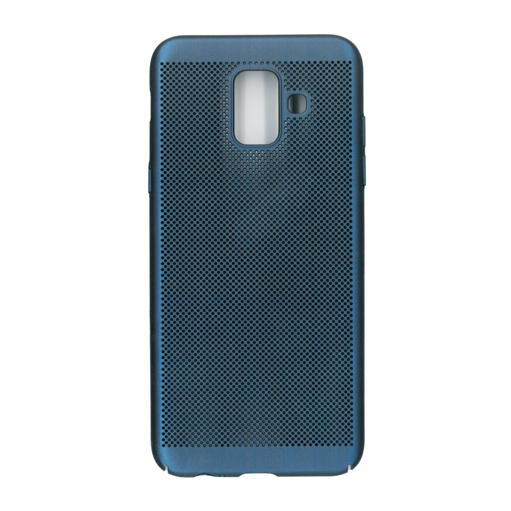 Husa de protectie spate, EuroCell Air, cu perforatii pentru Samsung Galaxy A6 2018, albastru