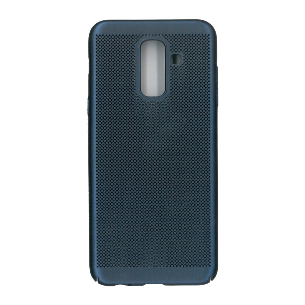 Husa de protectie spate, EuroCell Air, cu perforatii pentru Samsung Galaxy A6 Plus 2018, albastru