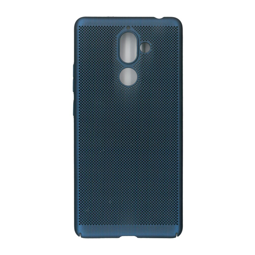 Husa de protectie spate, EuroCell Air, cu perforatii pentru Nokia 7 Plus, albastru