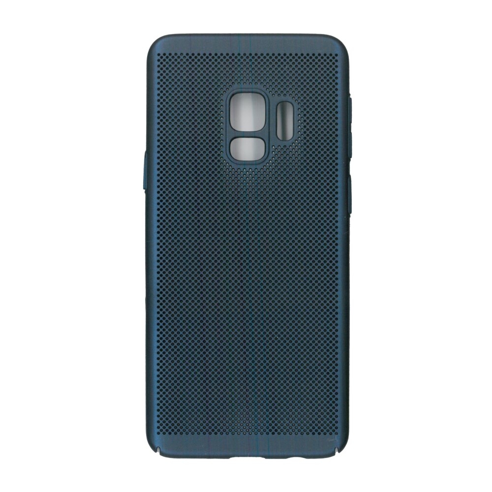 Husa de protectie spate, EuroCell Air, cu perforatii pentru Samsung Galaxy S9, albastru
