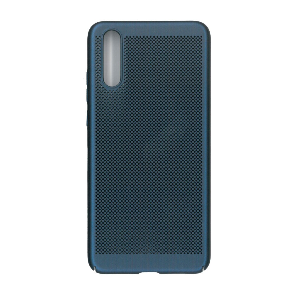 Husa de protectie spate, EuroCell Air, cu perforatii pentru Huawei P20, albastru