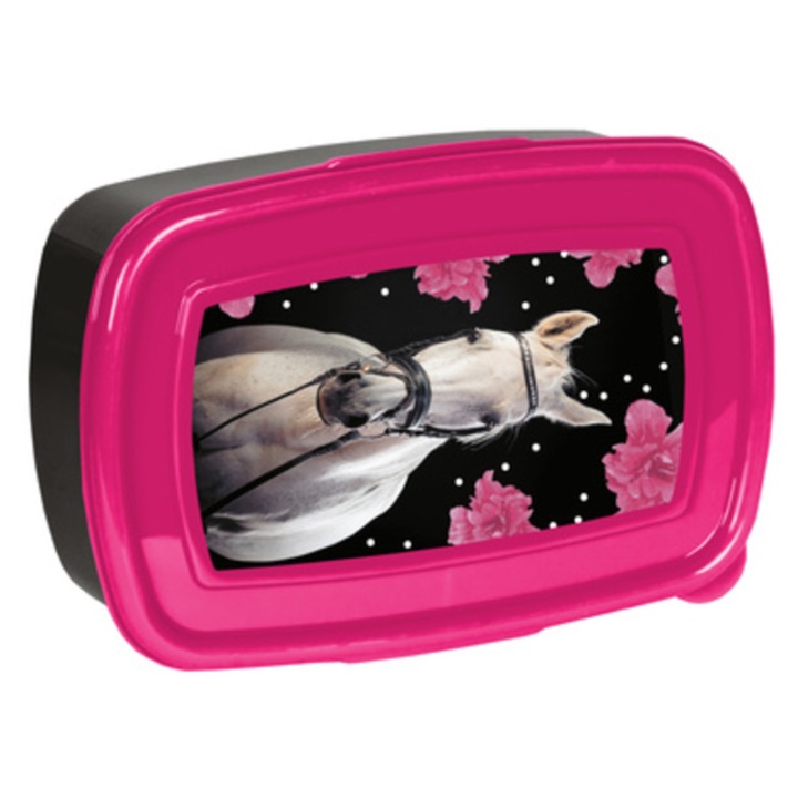 Кутия за храна PASO Horse 18-3022HR, Пластмасова, 18.5 х 13 х 6 см