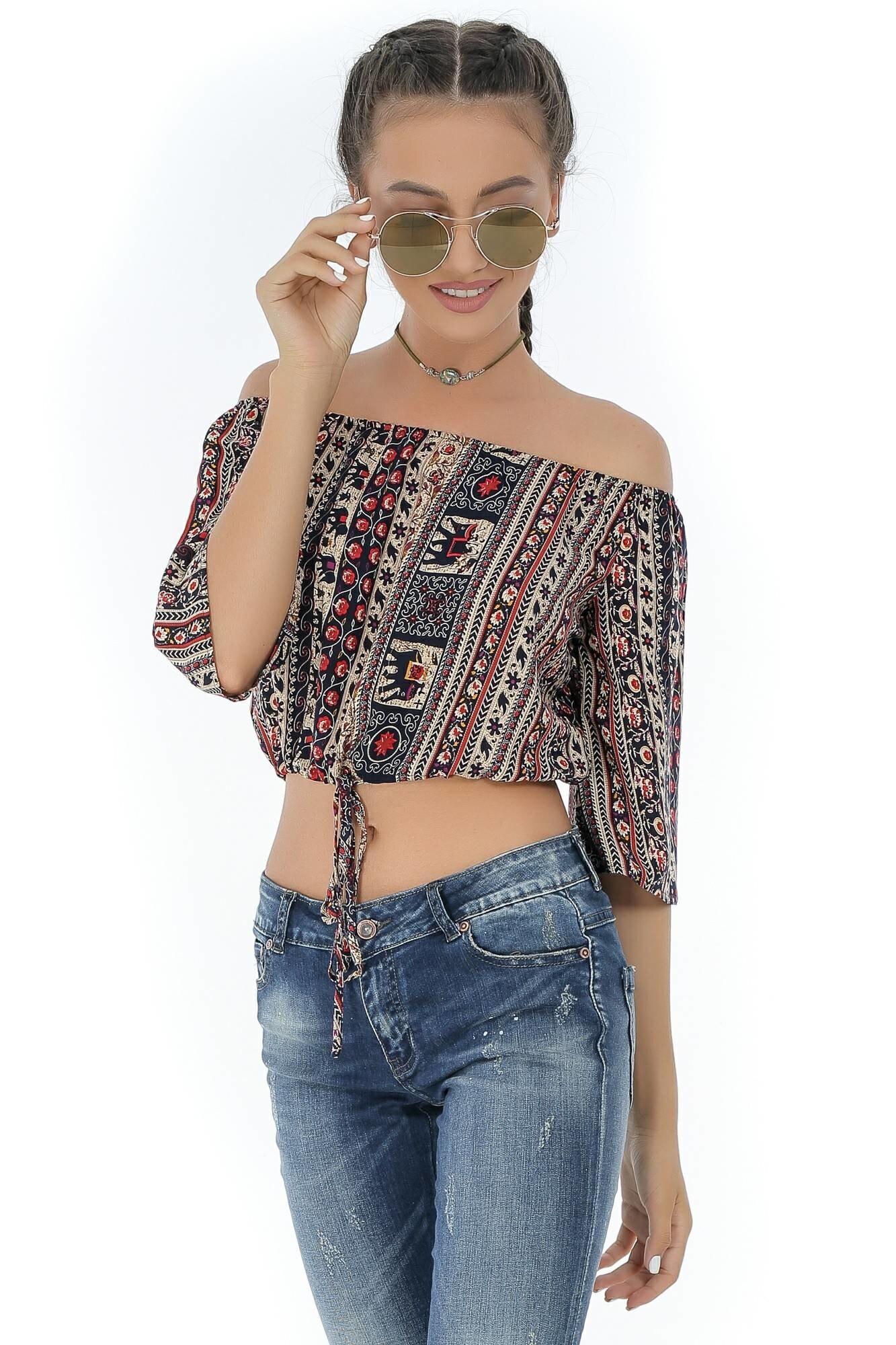 Top maro, ROH, scurt