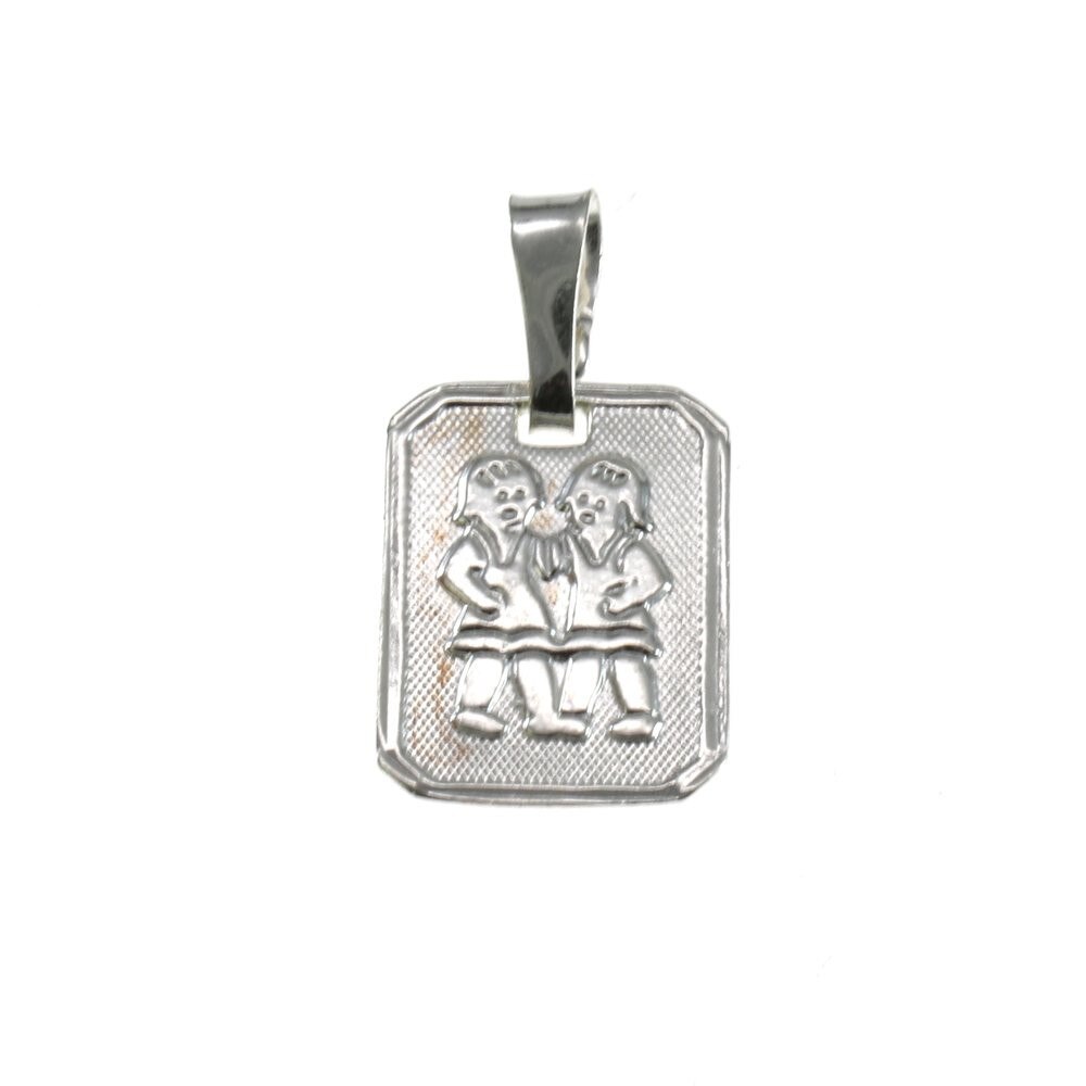 Pandant argint 925 cu semn zodiacal - Gemeni