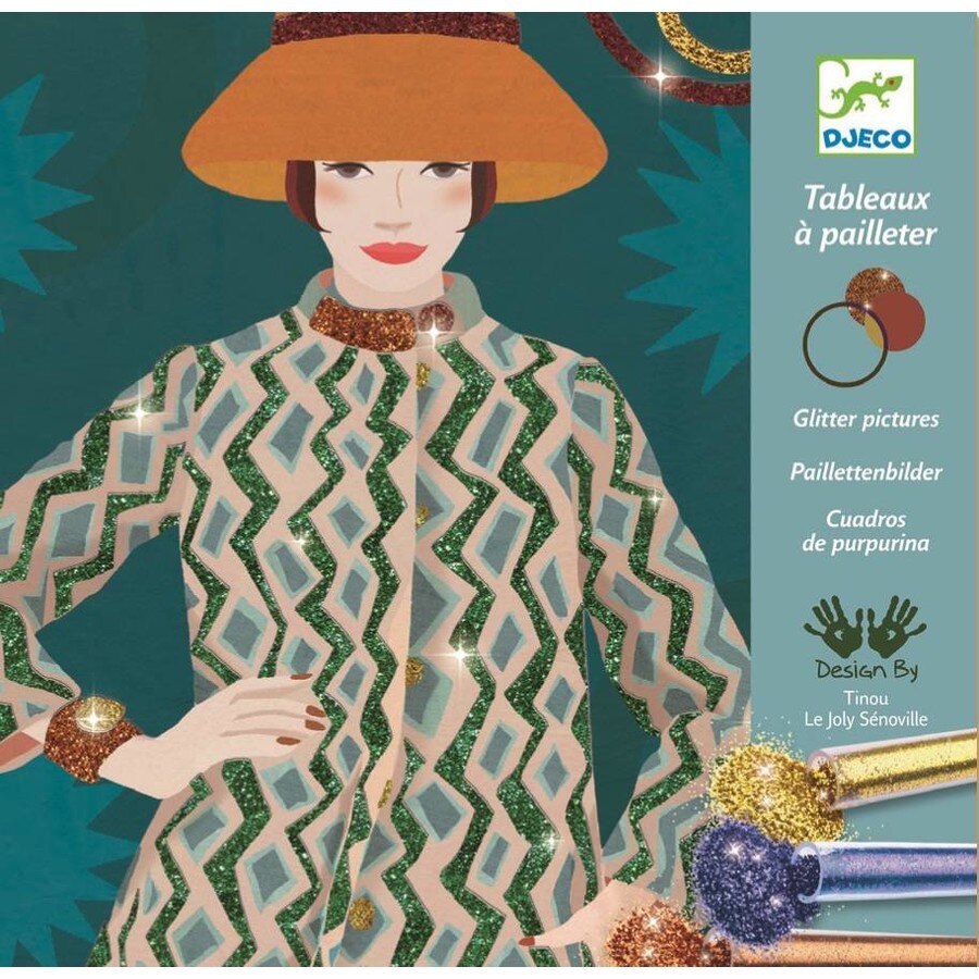 Atelier creativ cu sclipici, Moda, Djeco