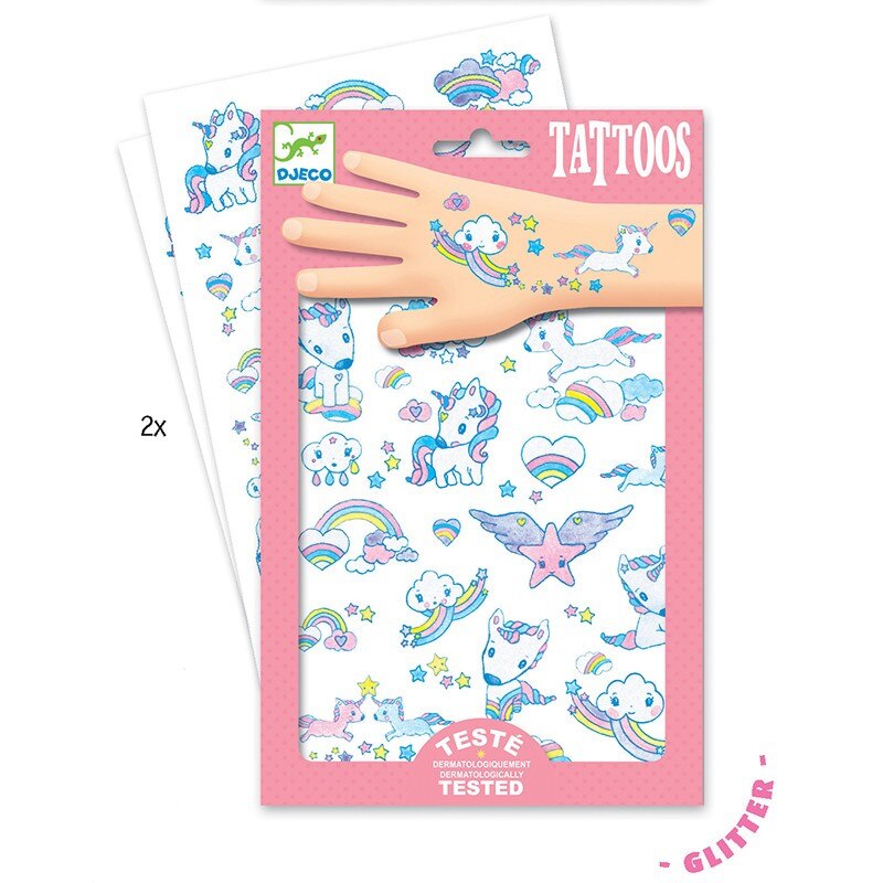 Set tatuaje pentru copii cu Unicorni