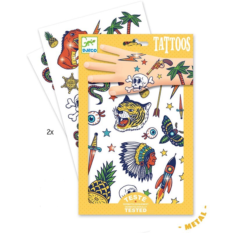 Set tatuaje pentru copii Bang bang,Djeco
