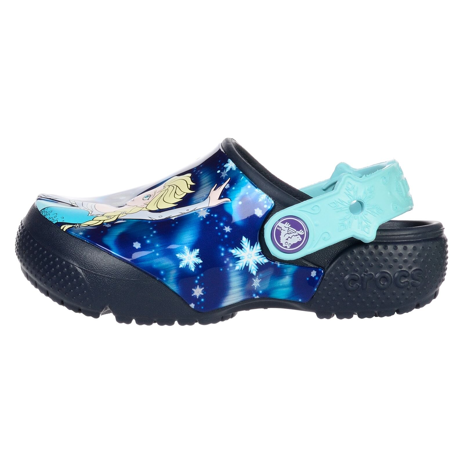 Slapi Crocs Funlab Frozen 204112410 Copii Bleumarin