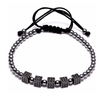 Bratara Brooks 5 Black Dice Zircon Bratara Brooks 5 Black Dice Zircon