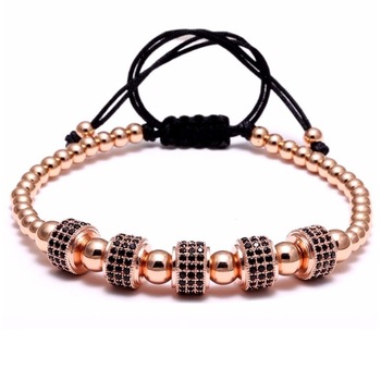 Bratara Brooks 5 Rose Gold Zircon Cilinder Bratara Brooks 5 Rose Gold Zircon Cilinder