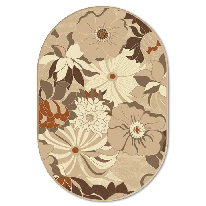 Covor Carpeta sintetic, Colectia Delta 8299-2-43255, 080 x 150 cm, Multicolor, Model modern
