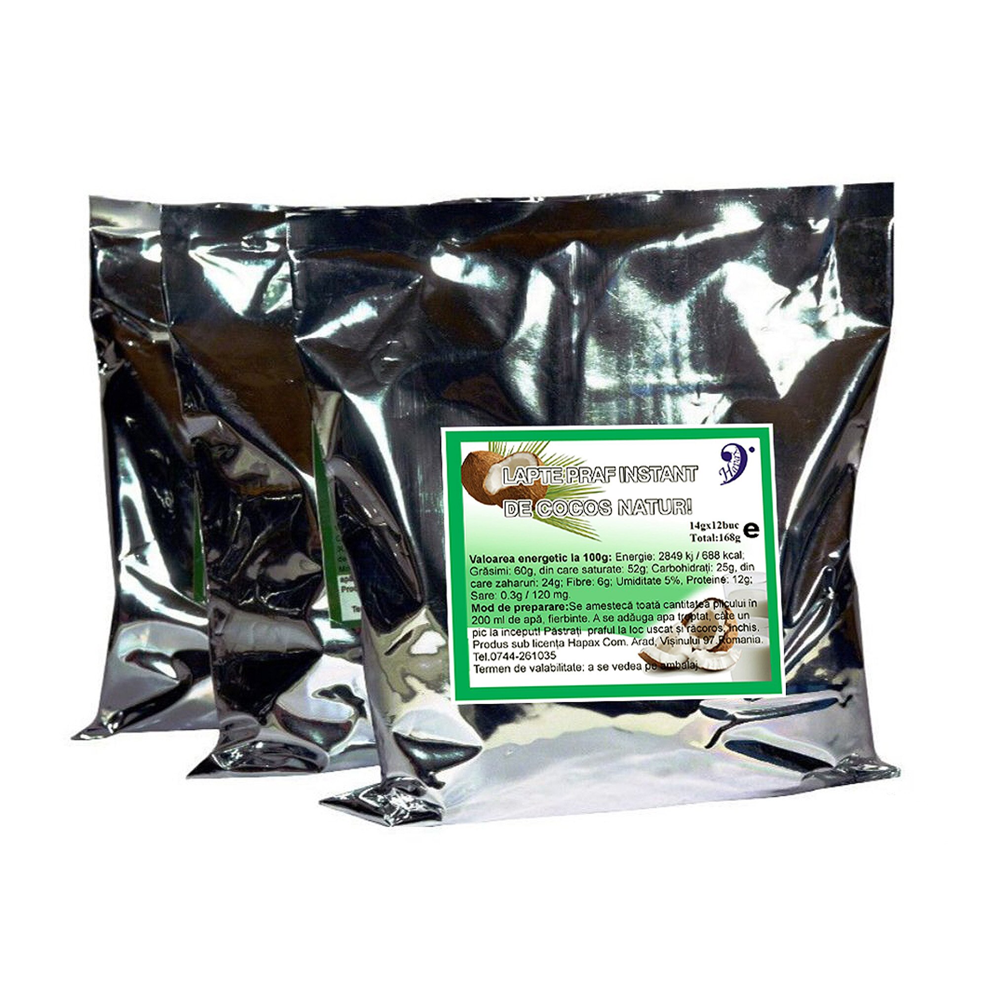 Instant din cocos, 10 bucati x 168g