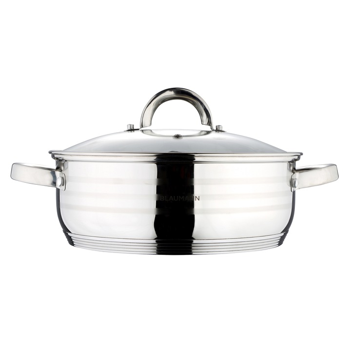 Blaumann rozsdamentes lábas 2.75 l Gourmet Line, 22 x 8 cm