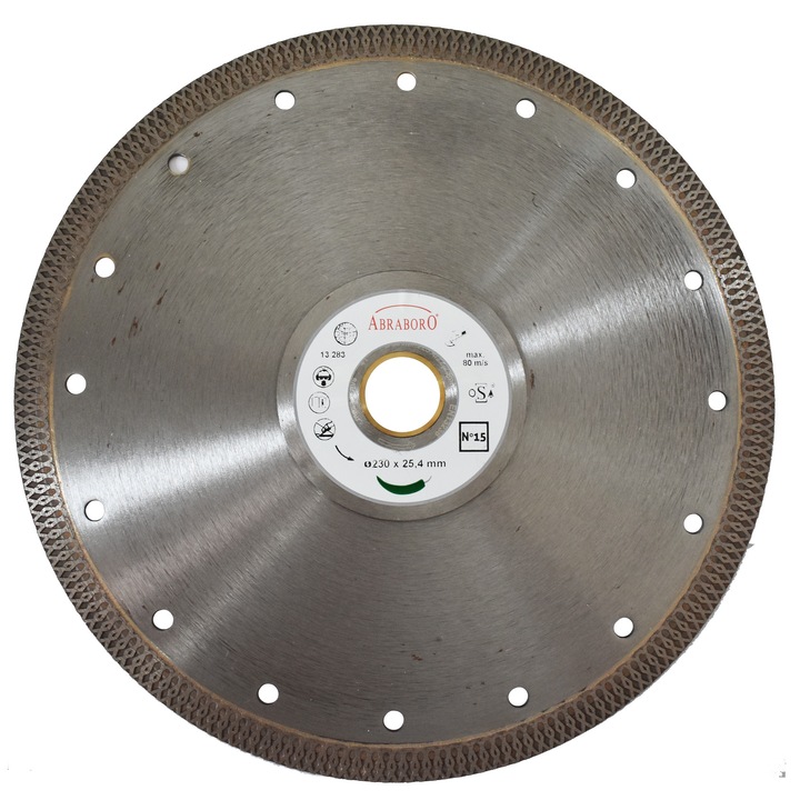 ABRABORO® No. 15, csempe/kerámia/gránitvágó D 230x25,4/22,23