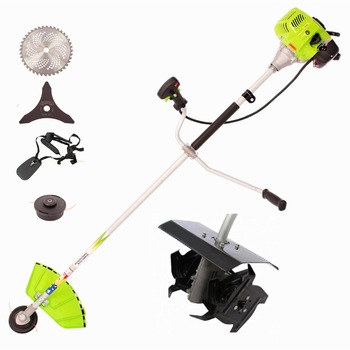 Motocoasa pe benzina Micul Fermier GF-1311 Verde 3,4 CP, 5 Accesorii cultivator Motocoasa pe benzina Micul Fermier GF-1311 Verde 3,4 CP, 5 Accesorii cultivator