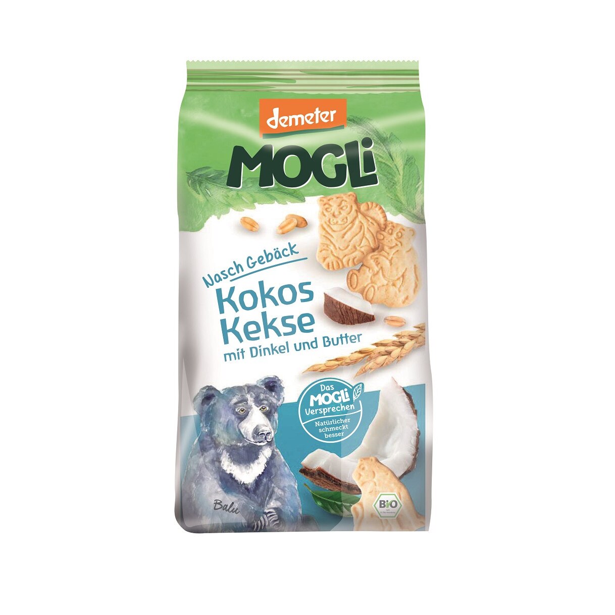 Biscuiti eco ursulet Mogli 125 g