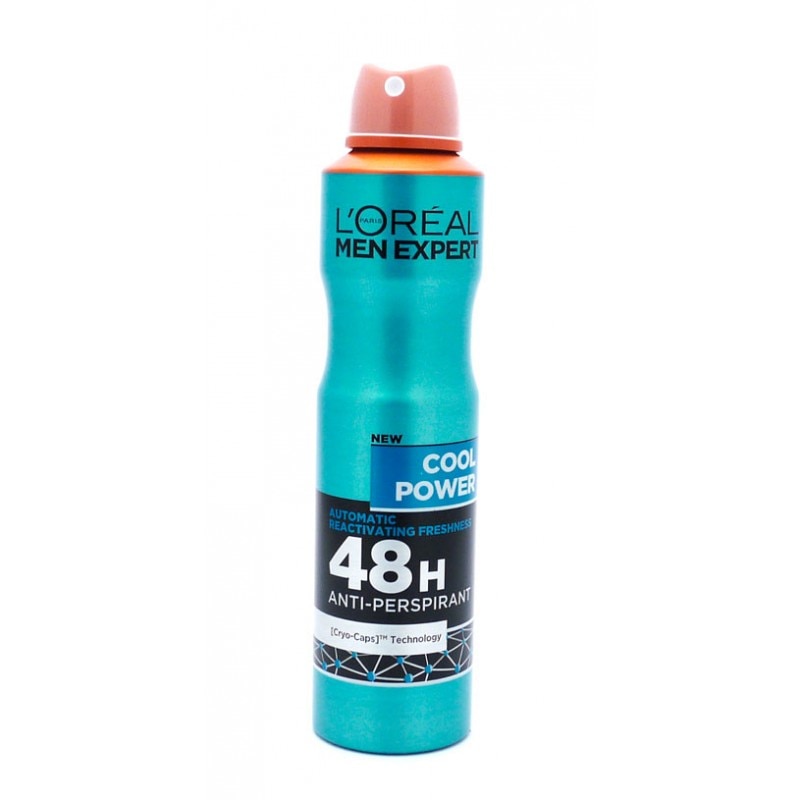 Deodorant antiperspirant 48h L'oreal Men Expert Cool Power 150ml