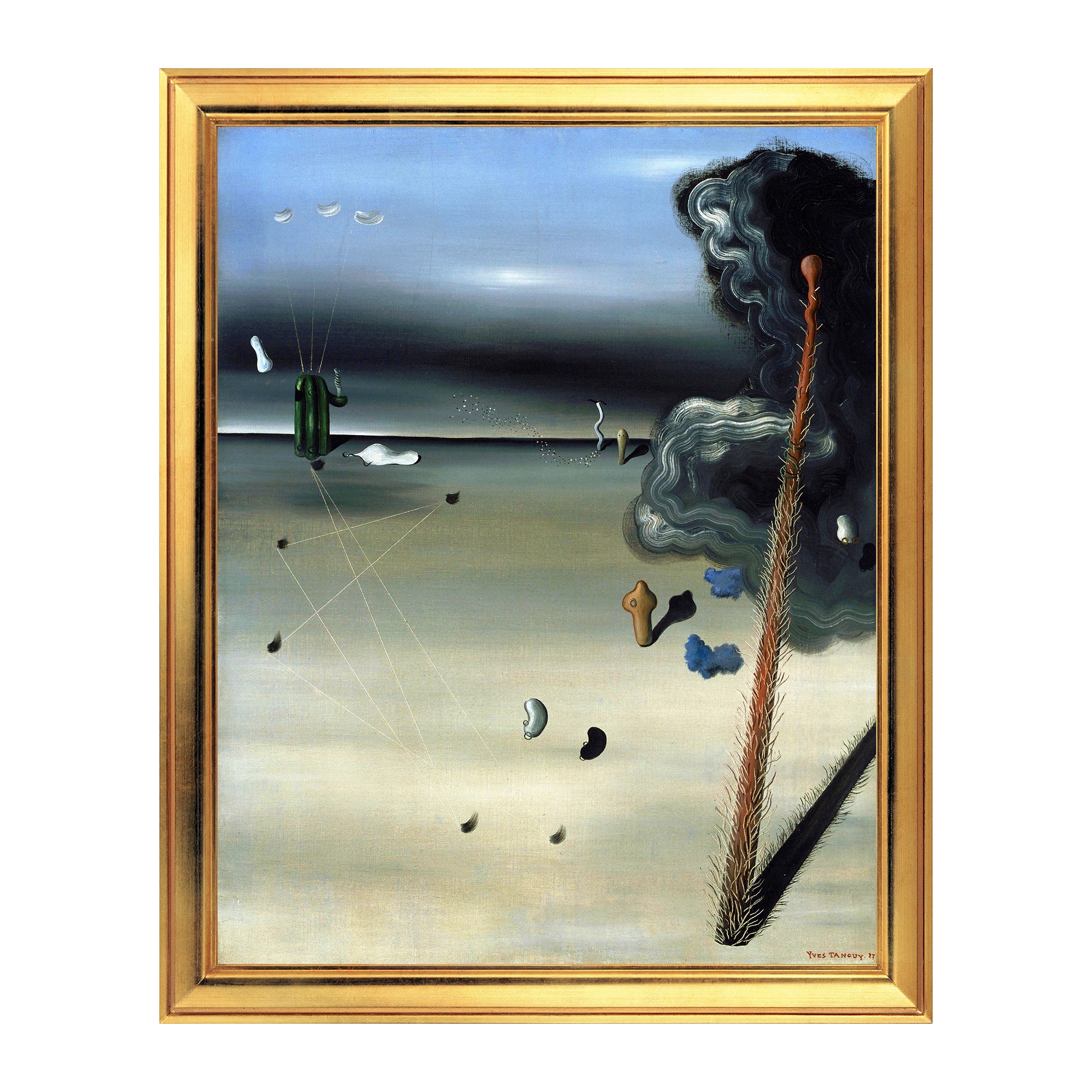 Fototapet Simulare Tablou, Arta Sec. XX, Yves Tanguy - ST-ASD-228, 40 x 50 cm