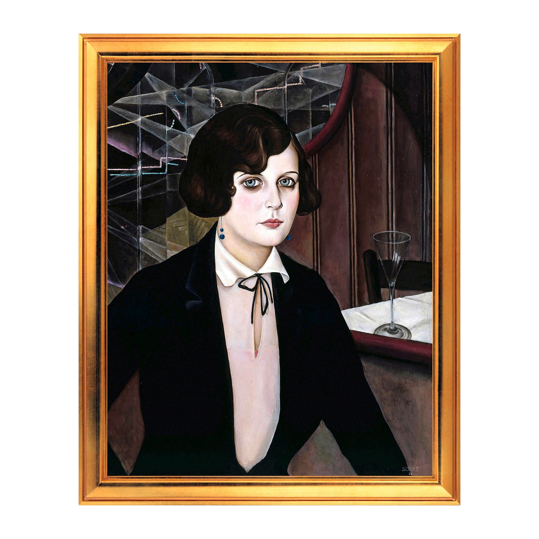 Fototapet Simulare Tablou, Arta Sec. XX, Christian Schad - ST-ASD-076, 40 x 50 cm