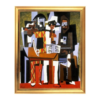 Fototapet Simulare Tablou, Arta Sec. XX, Pablo Picasso - Three Musicians - ST-ASD-016, 40 x 50 cm Fototapet Simulare Tablou, Arta Sec. XX, Pablo Picasso - Three Musicians - ST-ASD-016, 40 x 50 cm