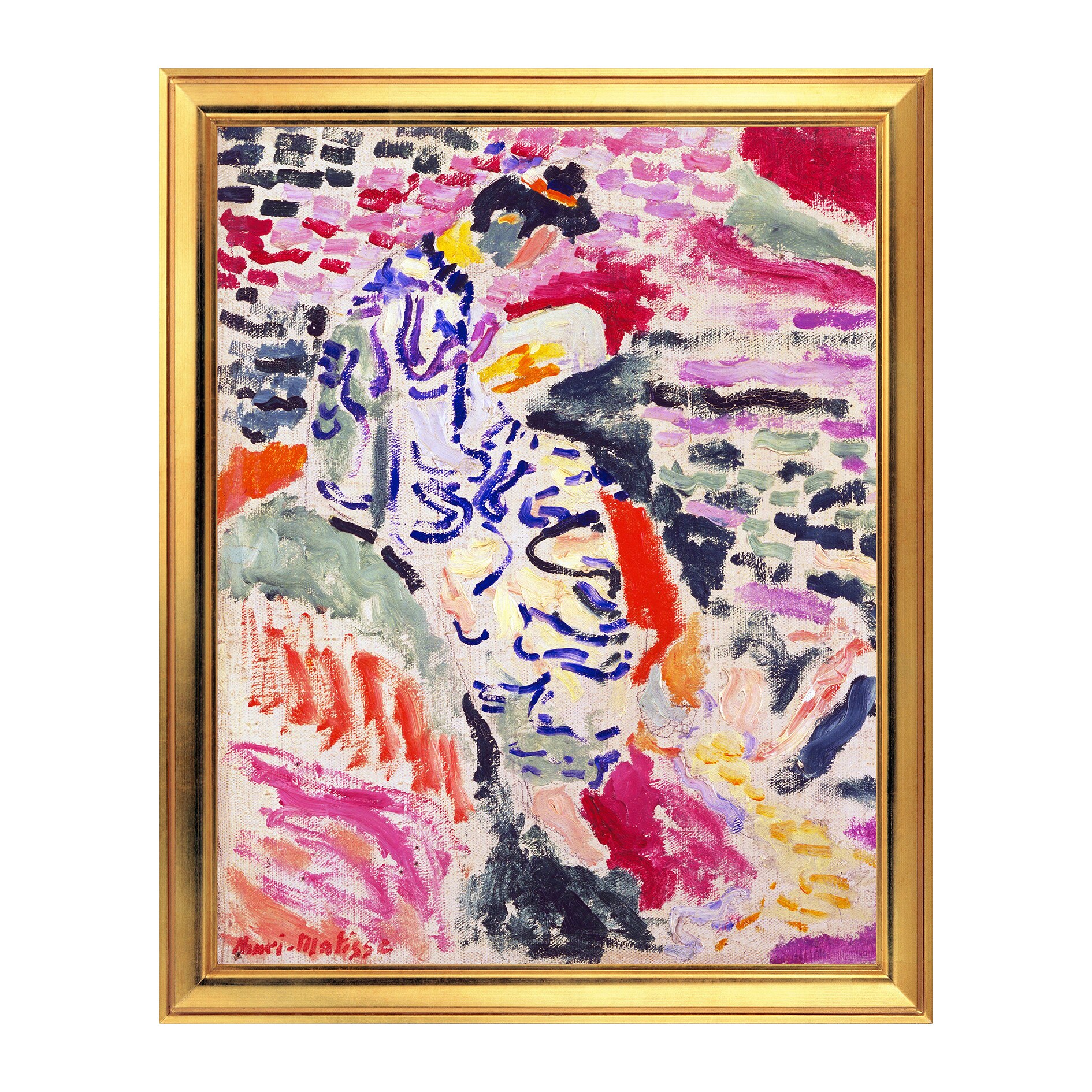 Fototapet Simulare Tablou, Arta Sec. XX, Henri Matisse - La Japonaise Woman Beside the Water - ST-ASD-146, 40 x 50 cm