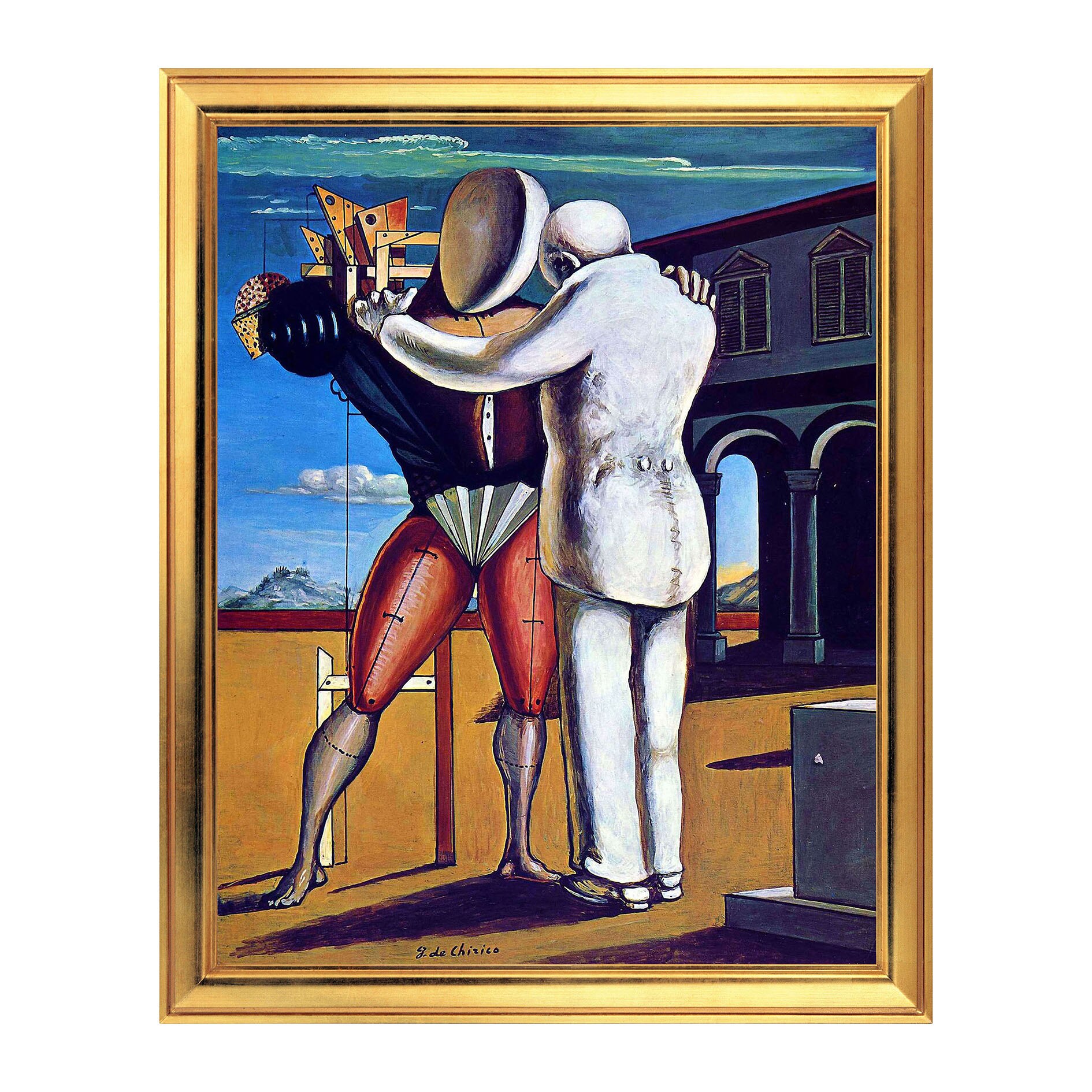 Fototapet Simulare Tablou, Arta Sec. XX, Giorgio de Chirico - The Prodigal Son - ST-ASD-136, 40 x 50 cm
