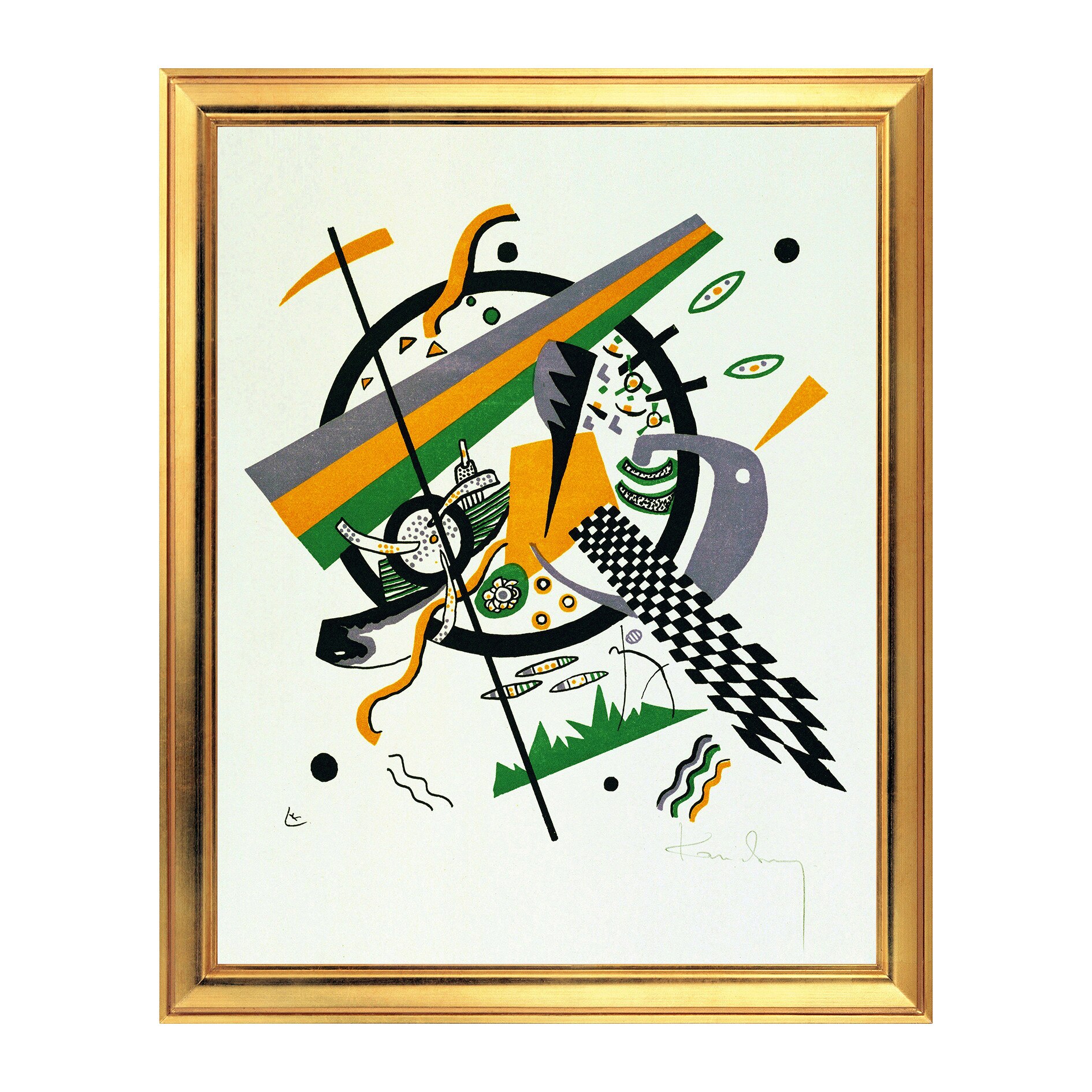 Fototapet Simulare Tablou, Arta Sec. XX, Vasily Kandinsky - ST-ASD-225, 40 x 50 cm