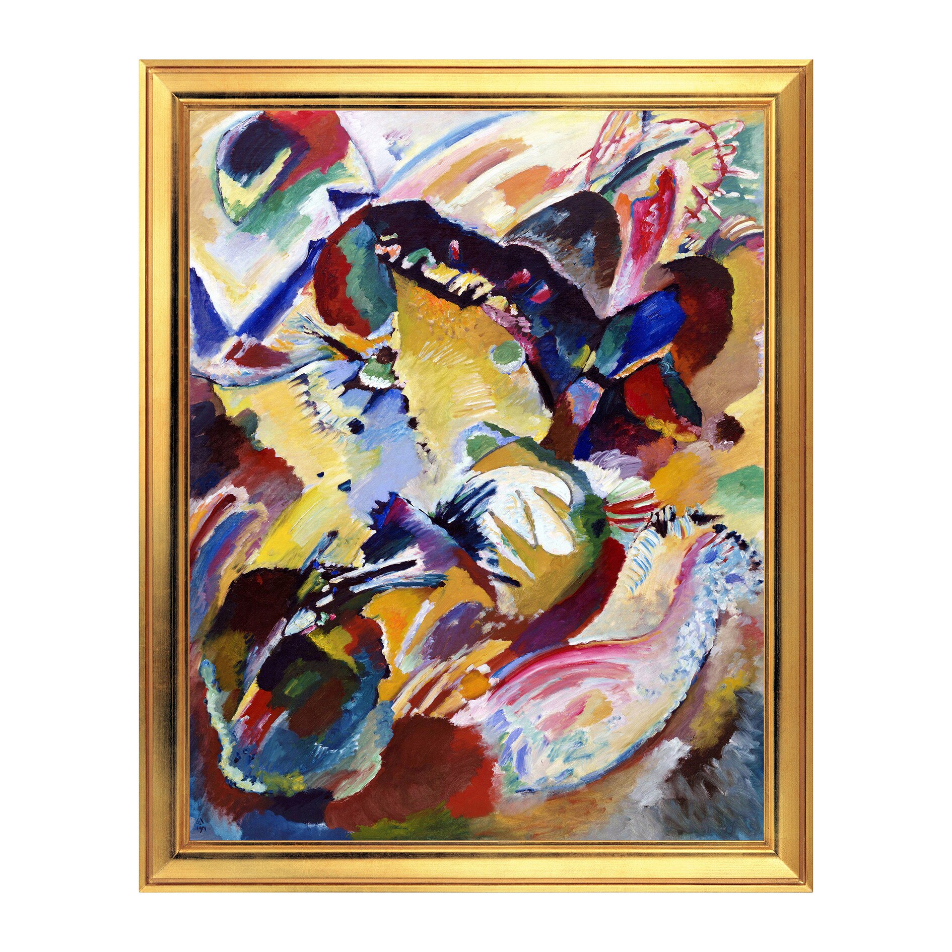 Fototapet Simulare Tablou, Arta Sec. XX, Vasily Kandinsky - ST-ASD-222, 40 x 50 cm