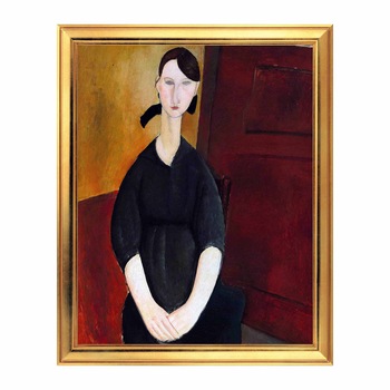 Fototapet Simulare Tablou, Arta Sec. XX, Amedeo Modigliani - Portrait de Paulette Jourdain - ST-ASD-060, 40 x 50 cm Fototapet Simulare Tablou, Arta Sec. XX, Amedeo Modigliani - Portrait de Paulette Jourdain - ST-ASD-060, 40 x 50 cm
