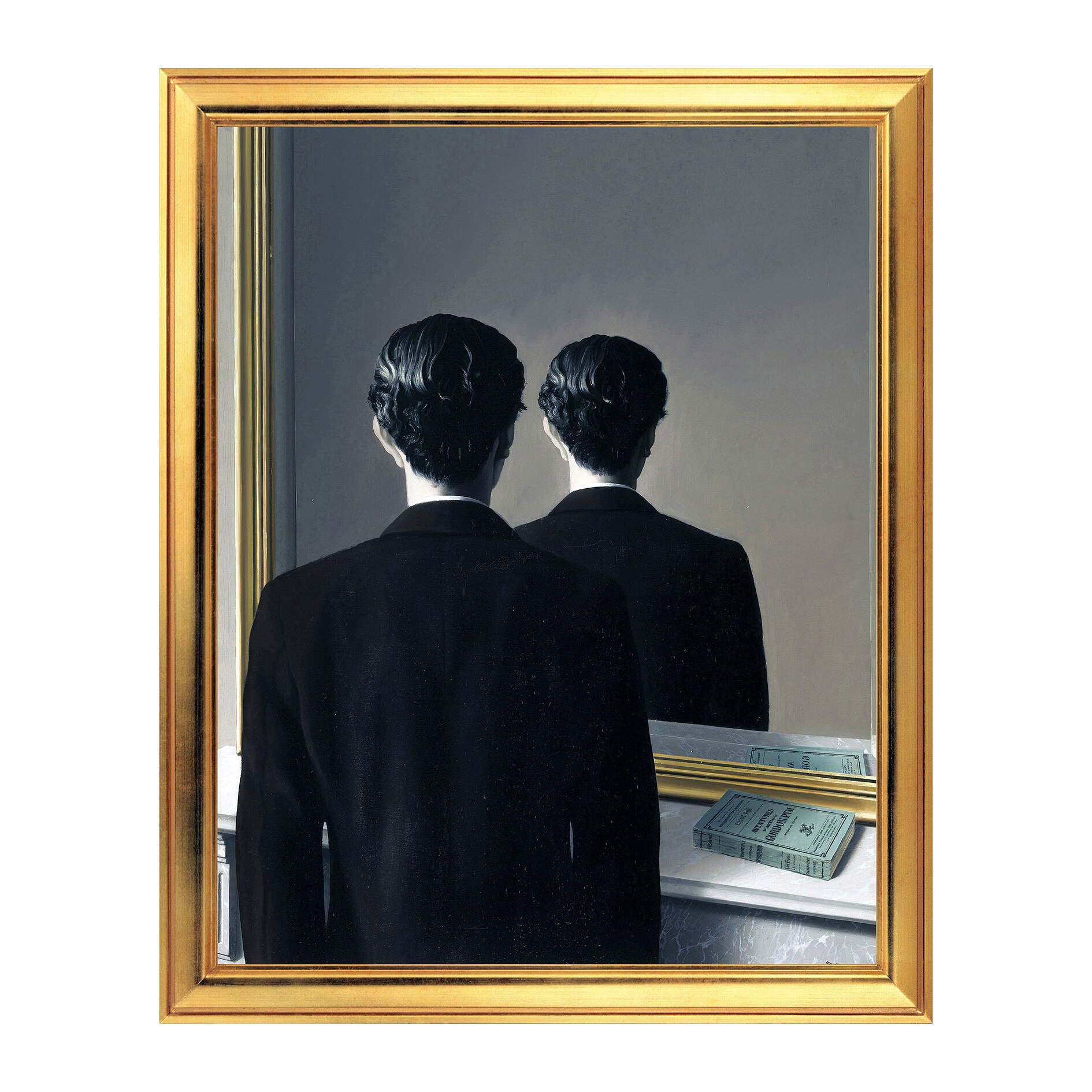 Fototapet Simulare Tablou, Arta Sec. XX, René Magritte - Not to be Reproduced - ST-ASD-200, 40 x 50 cm