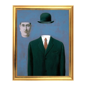 Fototapet Simulare Tablou, Arta Sec. XX, René Magritte - The Pilgrim - ST-ASD-206, 40 x 50 cm Fototapet Simulare Tablou, Arta Sec. XX, René Magritte - The Pilgrim - ST-ASD-206, 40 x 50 cm