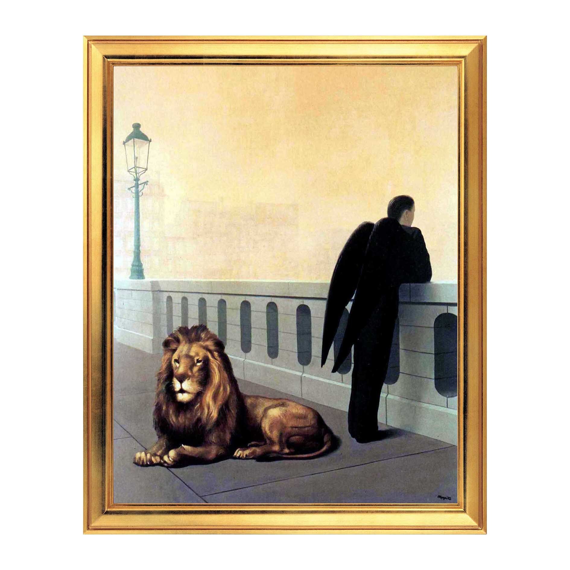 Fototapet Simulare Tablou, Arta Sec. XX, René Magritte - Homesickness - ST-ASD-198, 40 x 50 cm