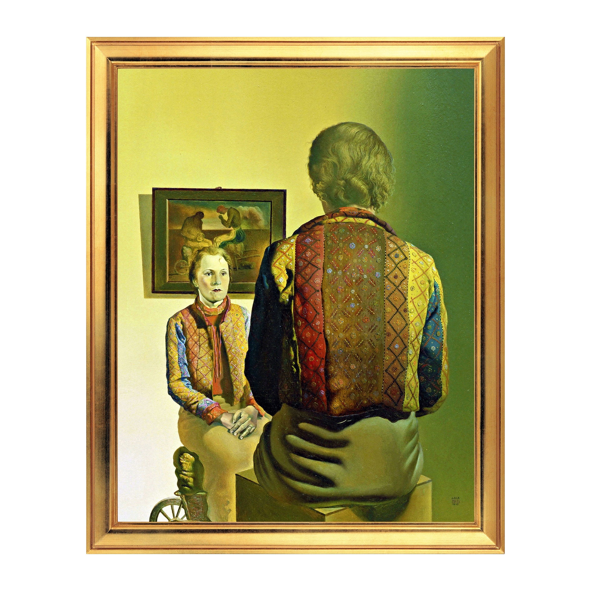 Fototapet Simulare Tablou, Arta Sec. XX, Dalí - Portrait of Gala - ST-ASD-032, 40 x 50 cm