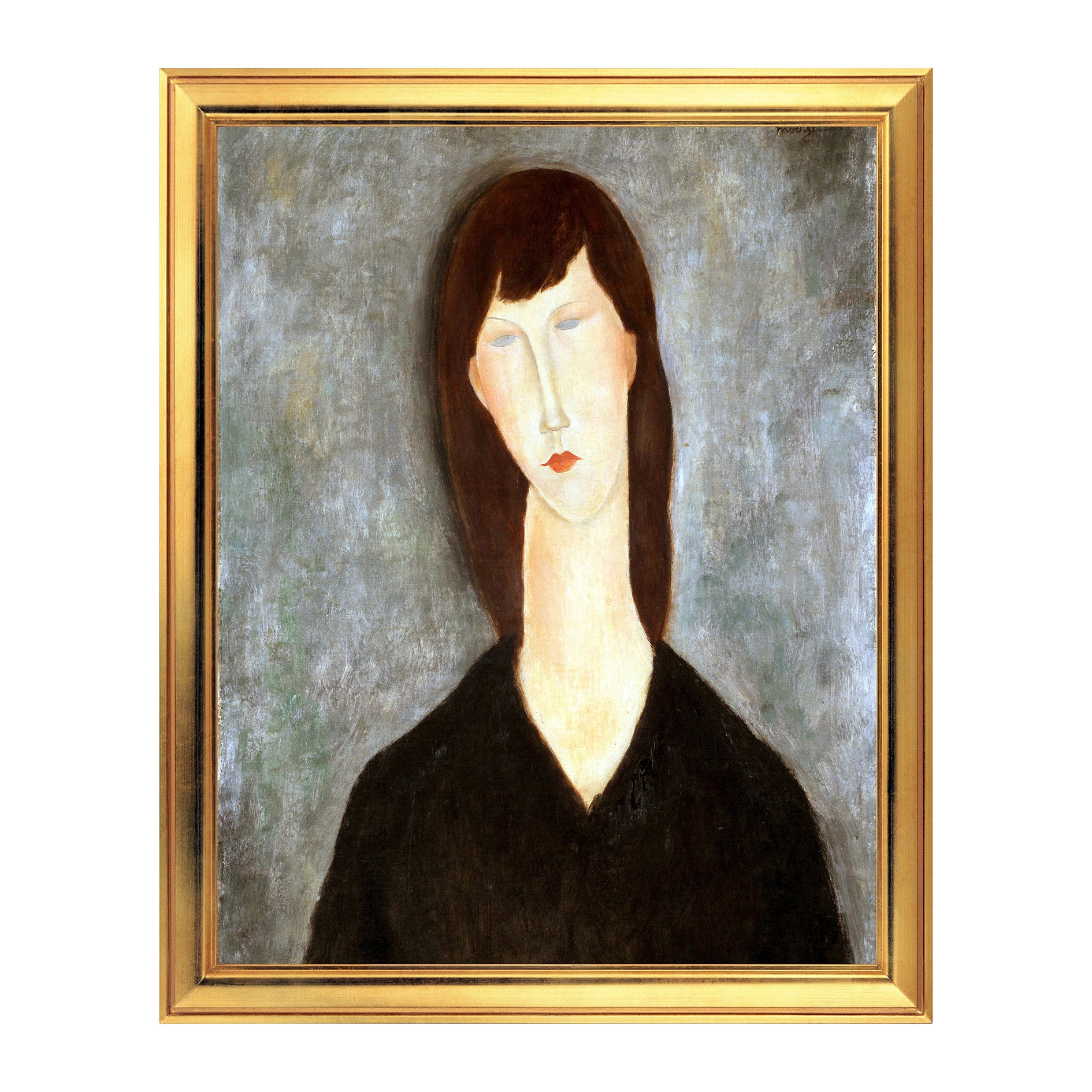 Fototapet Simulare Tablou, Arta Sec. XX, Amedeo Modigliani - Buste de Femme - ST-ASD-058, 40 x 50 cm