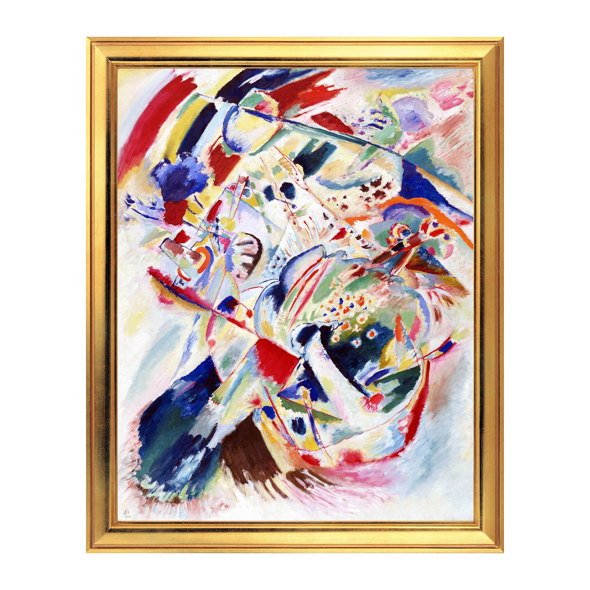 Fototapet Simulare Tablou, Arta Sec. XX, Vasily Kandinsky - ST-ASD-223, 40 x 50 cm