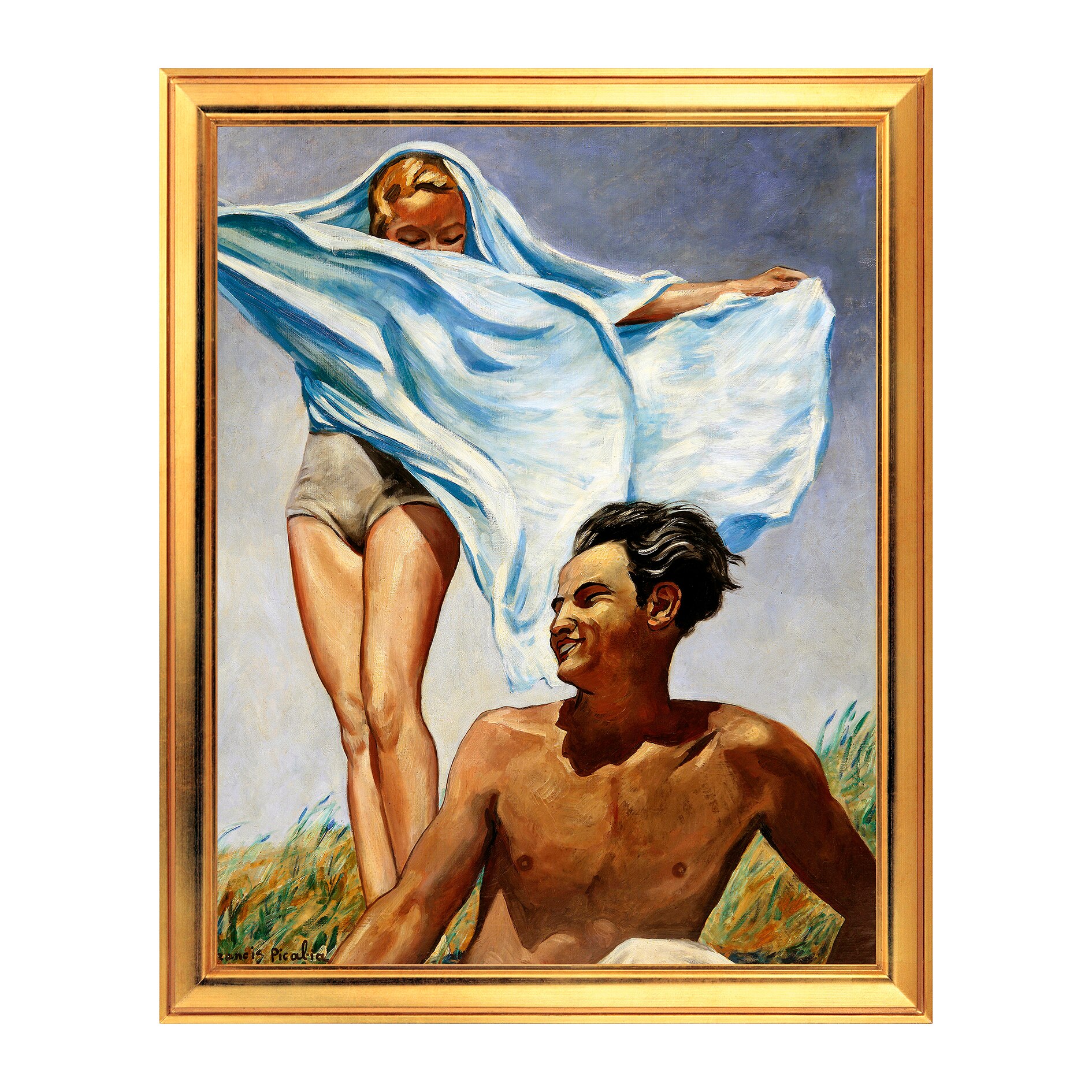 Fototapet Simulare Tablou, Arta Sec. XX, Francis Picabia - Springtime - ST-ASD-107, 40 x 50 cm