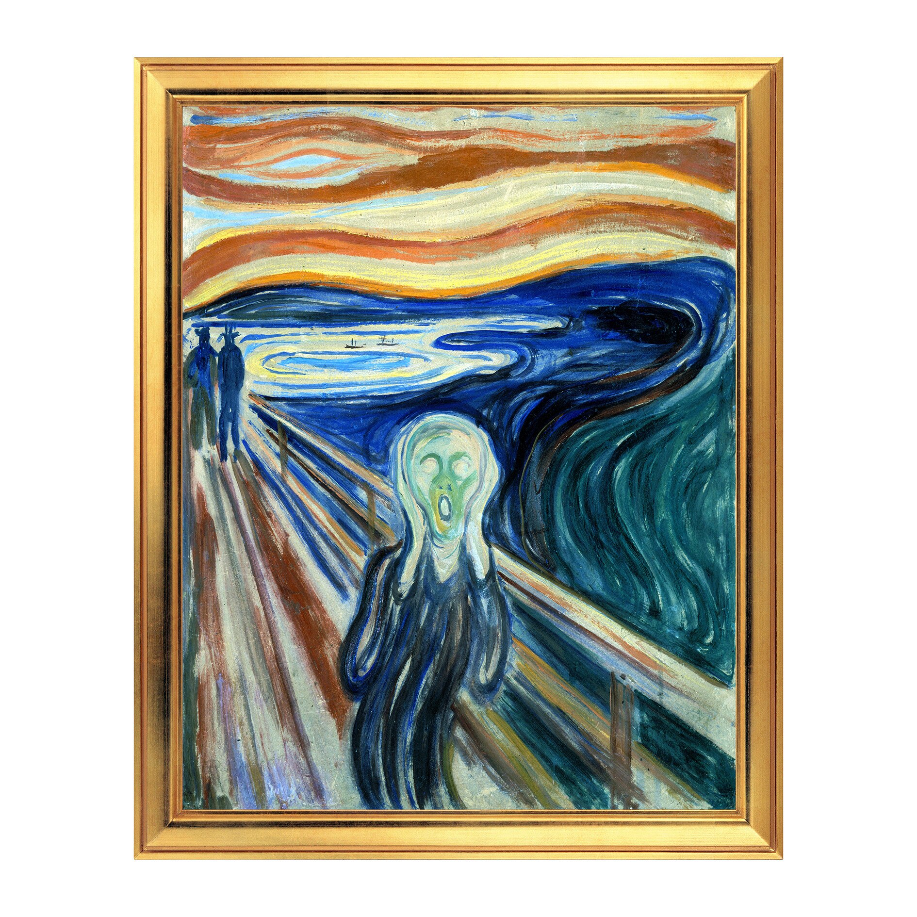 Fototapet Simulare Tablou, Arta Sec. XX, Edward_Munch - Skrik - ST-ASD-084, 40 x 50 cm