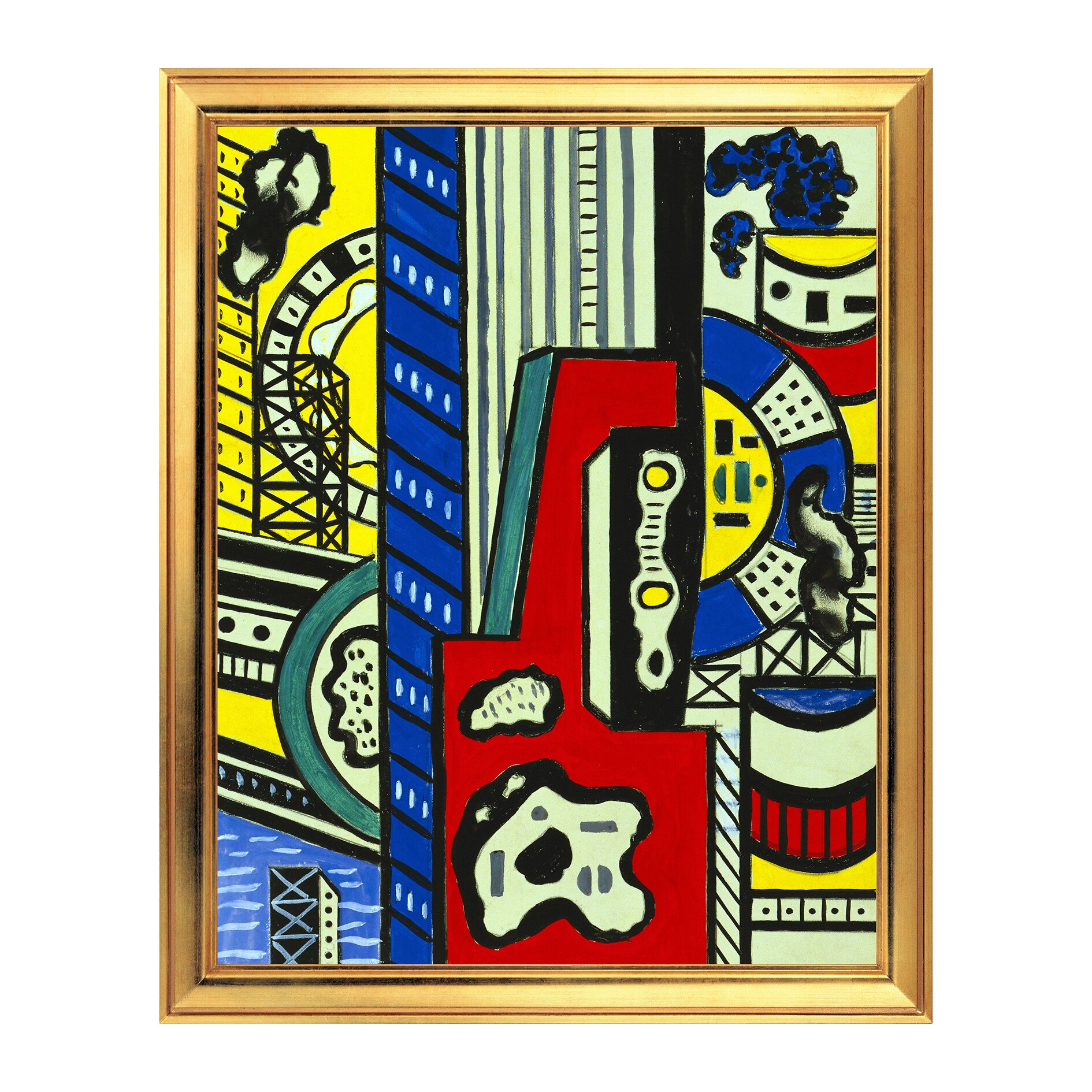 Fototapet Simulare Tablou, Arta Sec. XX, Fernand Léger - Study IV - ST-ASD-088, 40 x 50 cm