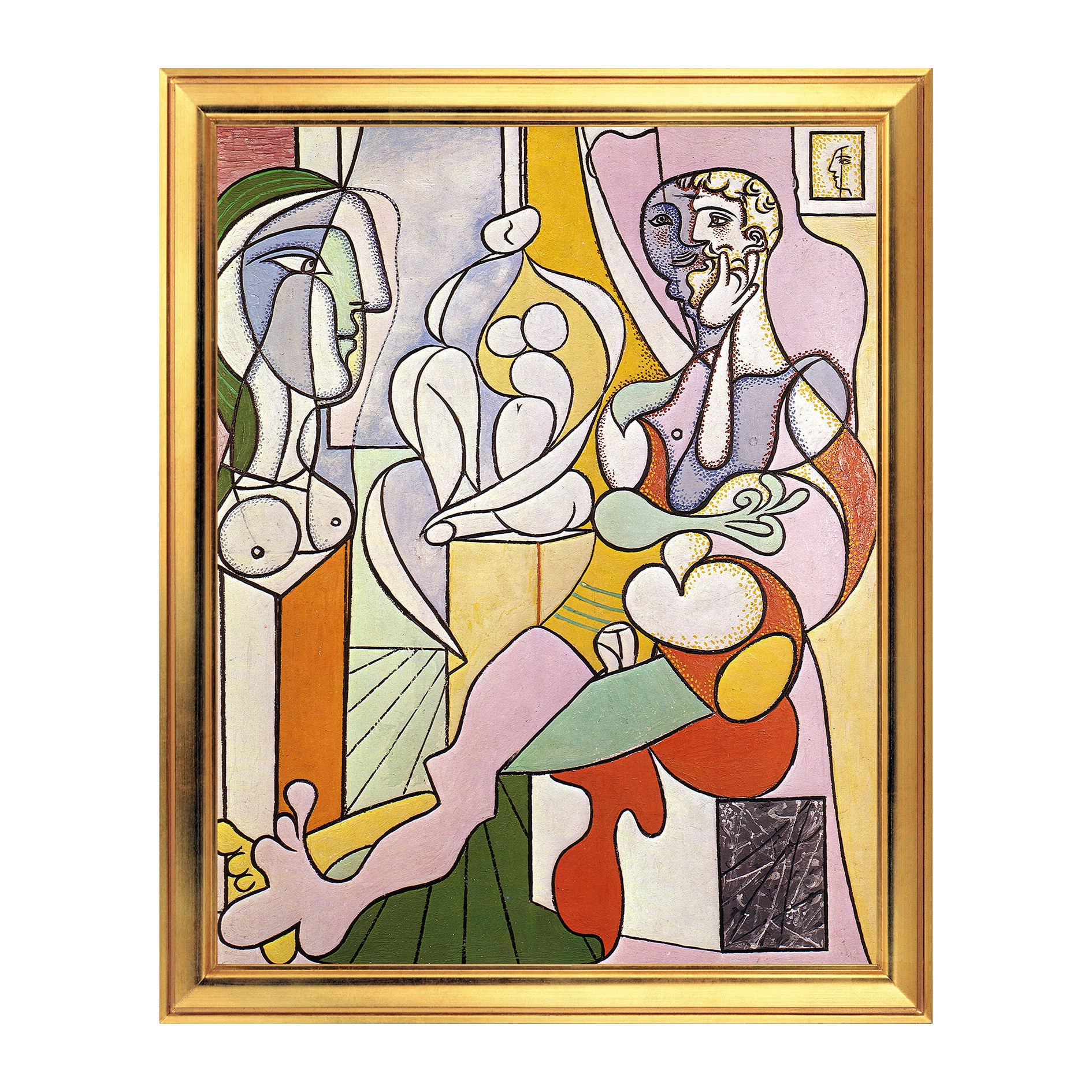 Fototapet Simulare Tablou, Arta Sec. XX, Pablo Picasso - The Sculptor - ST-ASD-010, 40 x 50 cm