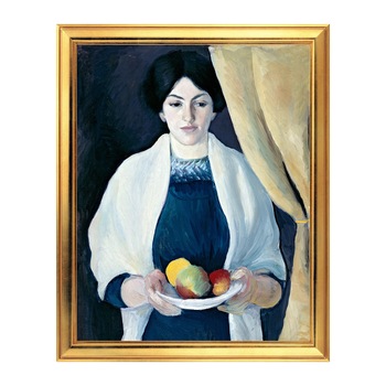 Fototapet Simulare Tablou, Arta Sec. XX, August Macke - Elisabeth mit Aepfeln - ST-ASD-068, 40 x 50 cm Fototapet Simulare Tablou, Arta Sec. XX, August Macke - Elisabeth mit Aepfeln - ST-ASD-068, 40 x 50 cm