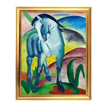 Fototapet Simulare Tablou, Arta Sec. XX, Franz Marc - Blue Horse - ST-ASD-112, 40 x 50 cm Fototapet Simulare Tablou, Arta Sec. XX, Franz Marc - Blue Horse - ST-ASD-112, 40 x 50 cm