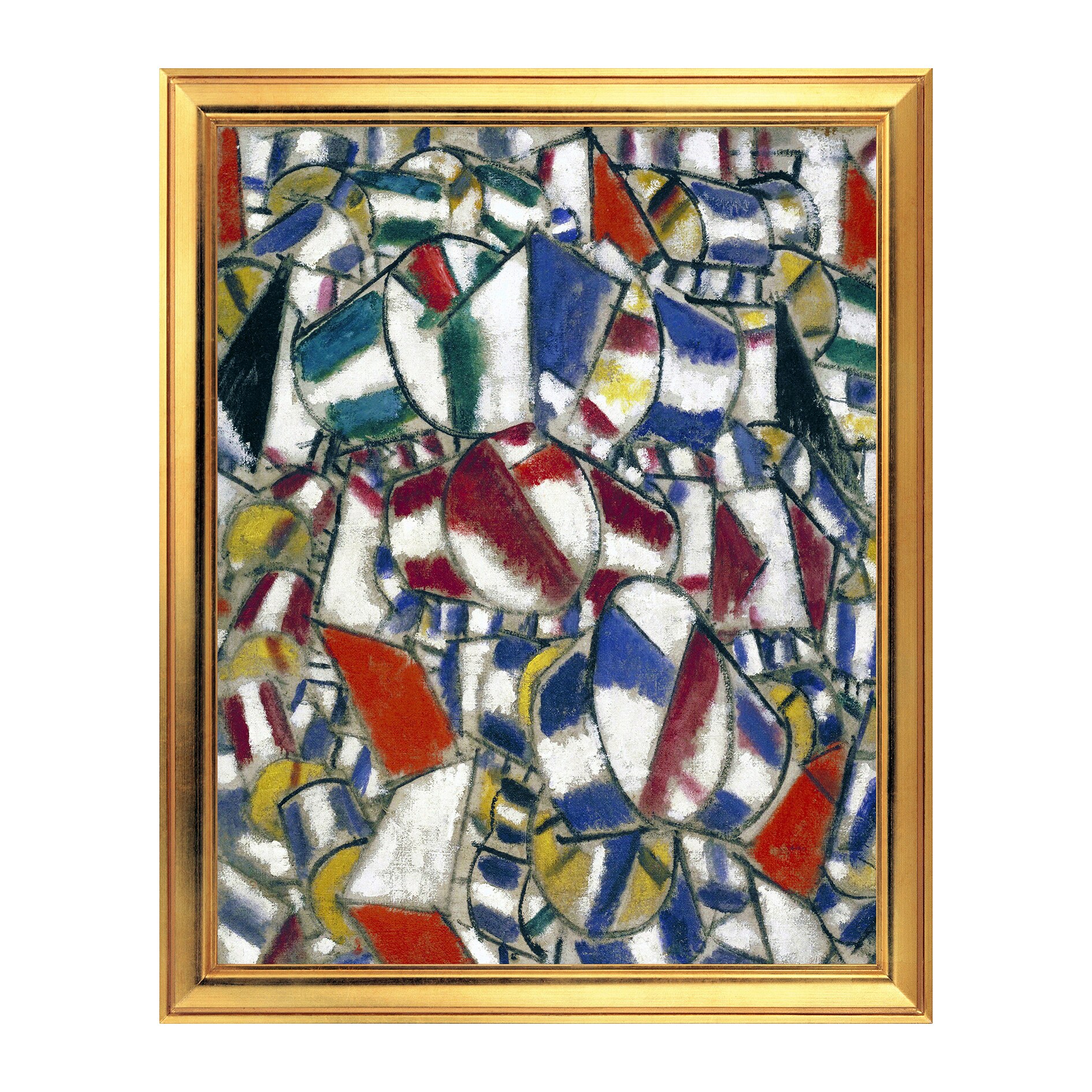 Fototapet Simulare Tablou, Arta Sec. XX, Fernand Léger - Contrast of Forms - ST-ASD-085, 40 x 50 cm