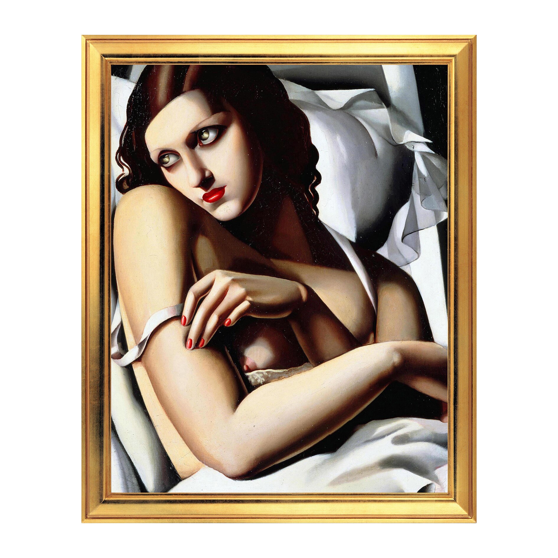 Fototapet Simulare Tablou, Arta Sec. XX, Tamara de Lempicka - The Convalescent - ST-ASD-212, 40 x 50 cm