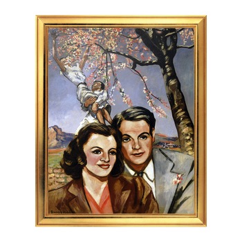 Fototapet Simulare Tablou, Arta Sec. XX, Francis Picabia - Portrait of a Couple - ST-ASD-104, 40 x 50 cm Fototapet Simulare Tablou, Arta Sec. XX, Francis Picabia - Portrait of a Couple - ST-ASD-104, 40 x 50 cm