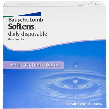 Lentile de contact cu dioptrie -7.50, Bausch&Lomb SofLens daily disposable, 90 buc/cutie Lentile de contact cu dioptrie -7.50, Bausch&Lomb SofLens daily disposable, 90 buc/cutie