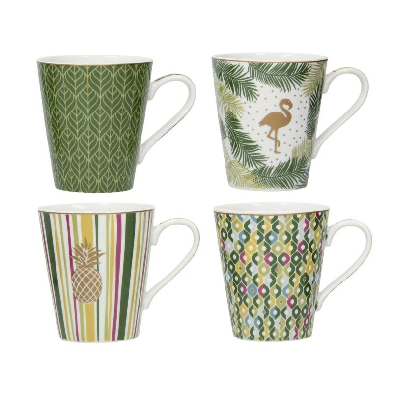 Set de 4 cani - Dekoria Coffee Mania Tropical